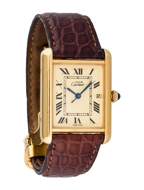 must de cartier watch replica|older cartier tank watches.